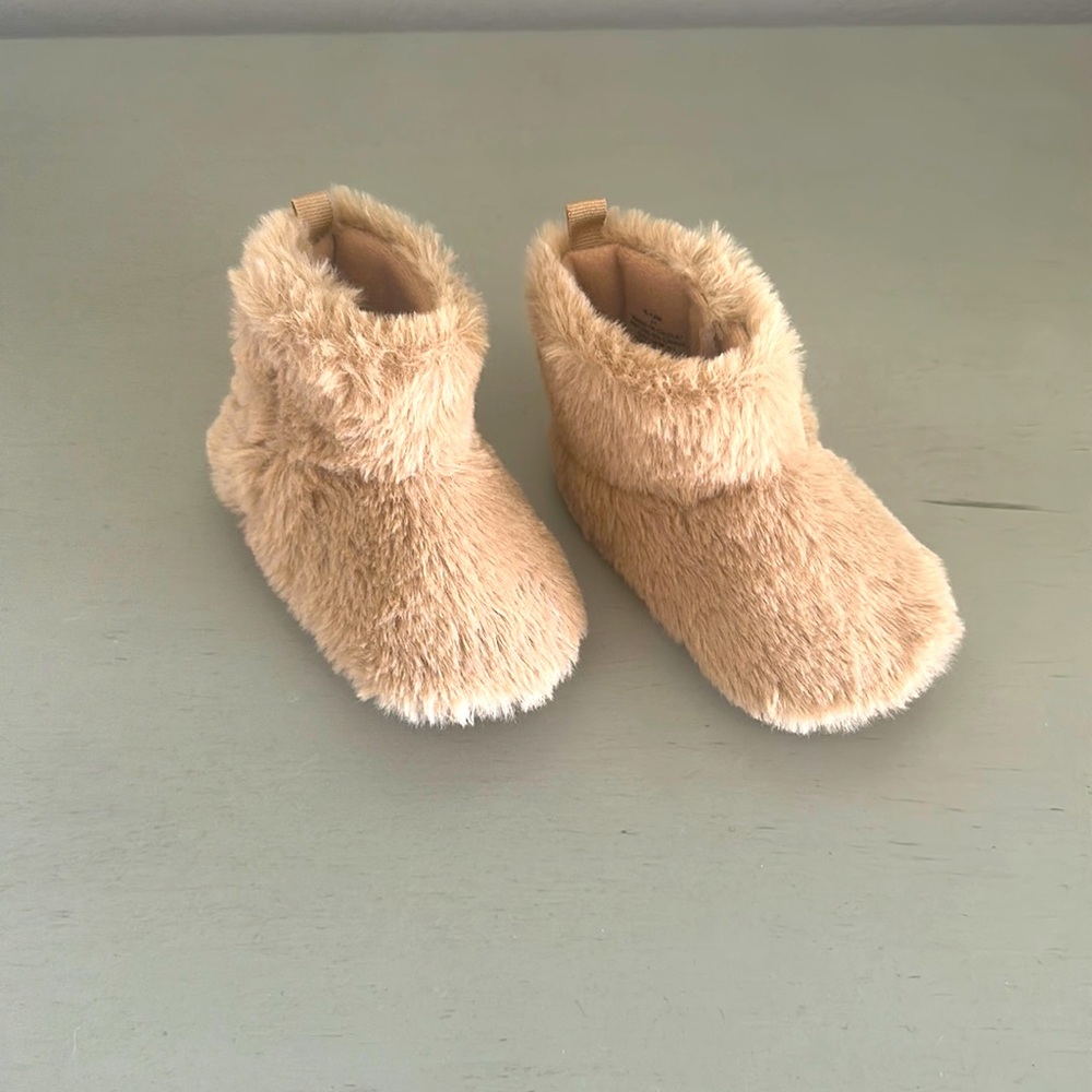 Baby fur boots!
